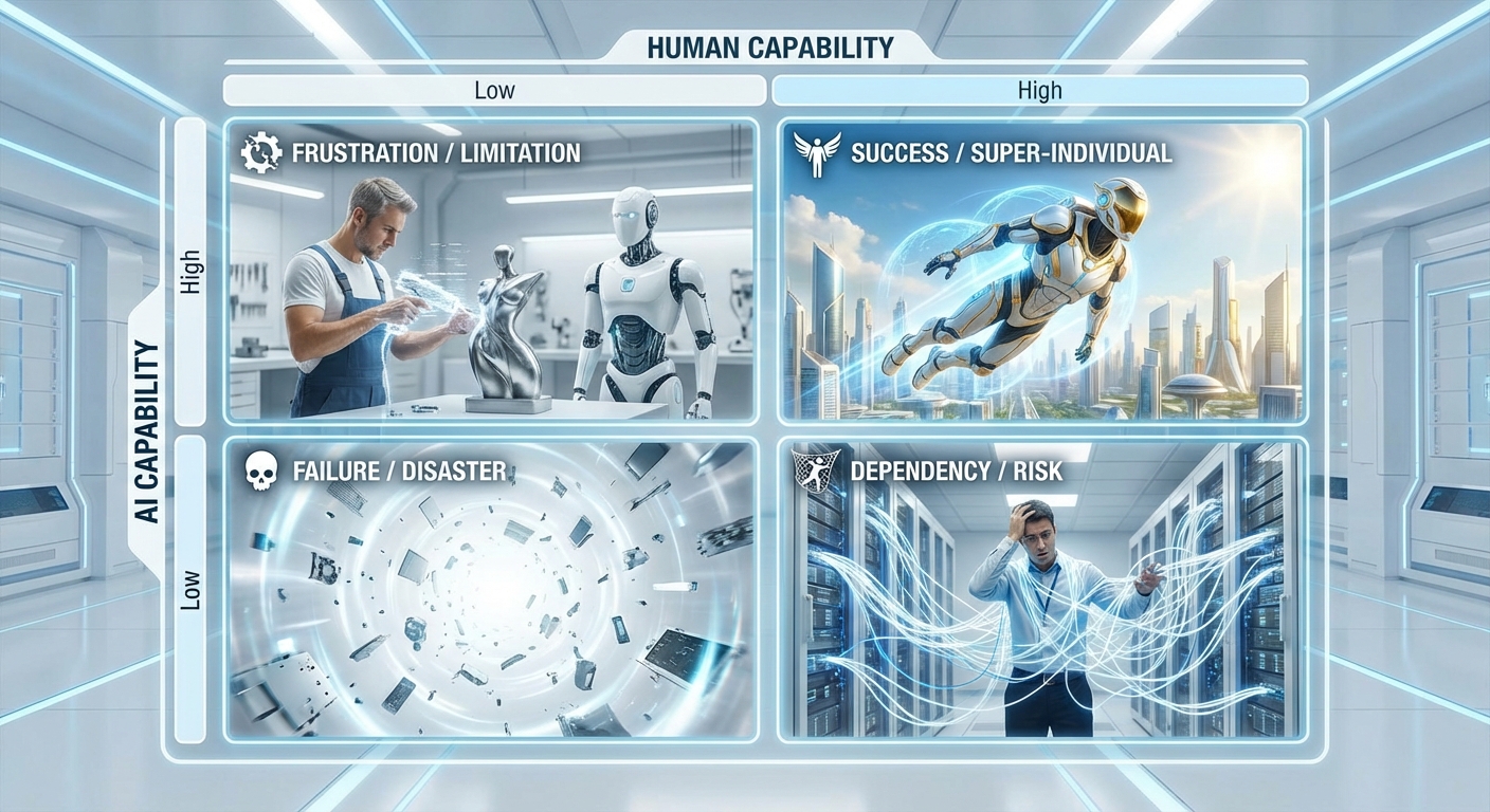 AI× 人能力象限示意图