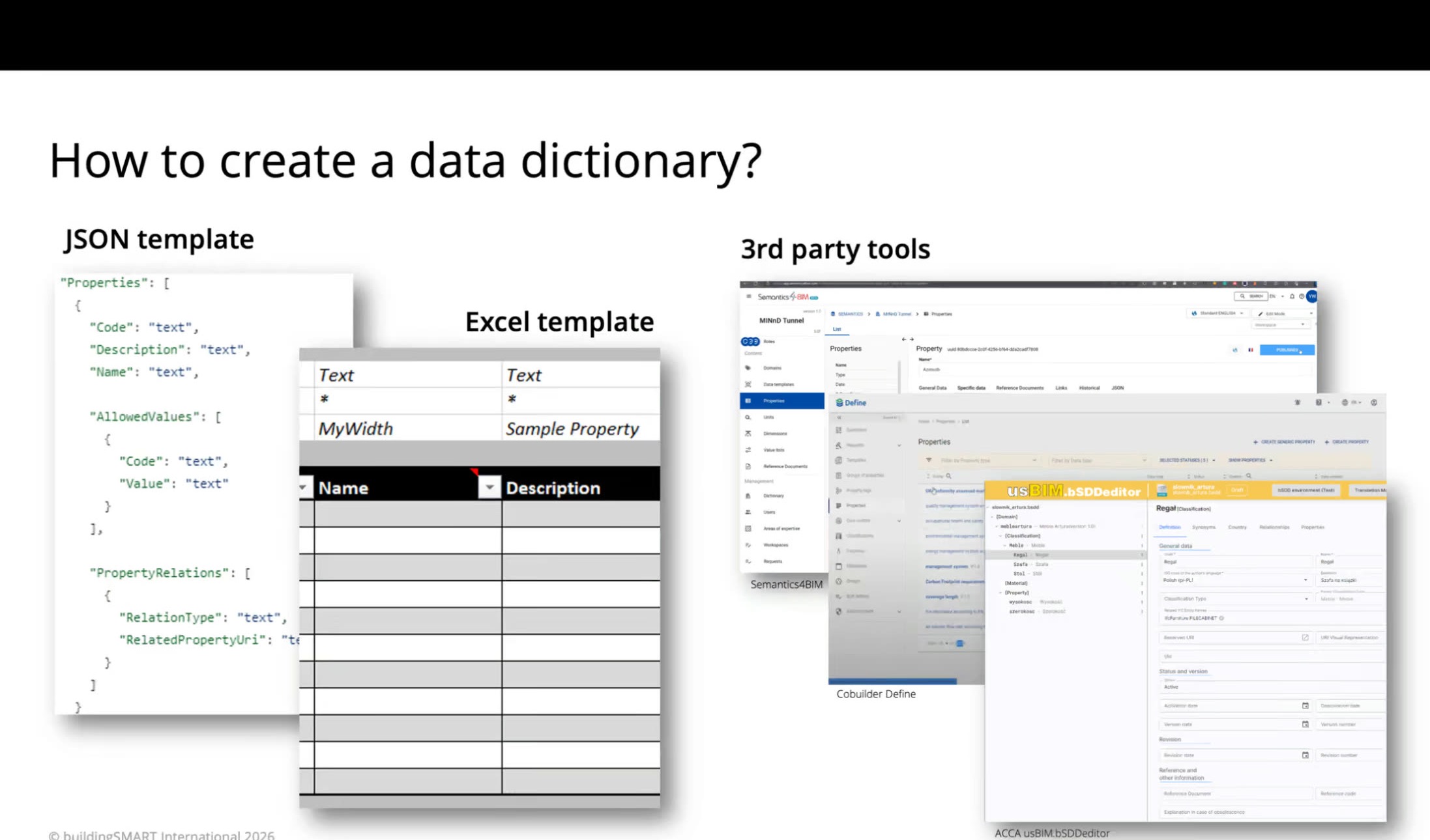 创建数据字典的JSON、表格与工具路径